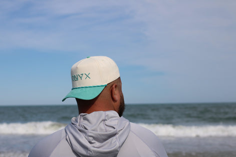 ONYX 2024 Limited Edition Cap – Cream & Teal