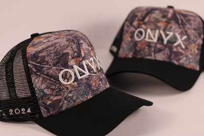 Onyx Camo Trucker Hat – TAY Edition (2024 Drop)