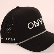 Onyx Blackout Performance Cap – Embroidered Edition (2024 Drop)