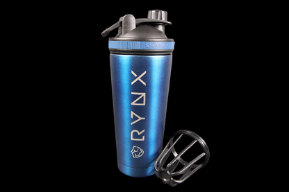 RYNX Stainless Steel Shaker Cup – Premium Double-Wall Mixer with Detachable Agitator