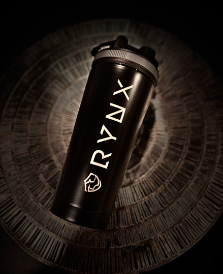 RYNX Stainless Steel Shaker Cup – Premium Double-Wall Mixer with Detachable Agitator