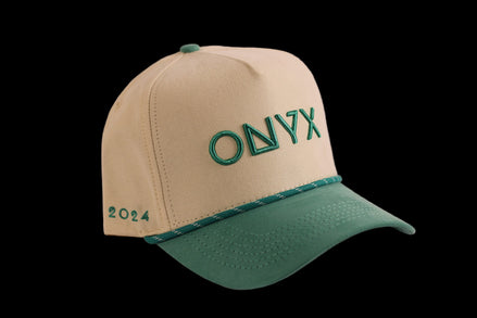 ONYX 2024 Limited Edition Cap – Cream & Teal