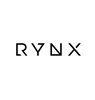 Black 'RYNX' logo on a white background