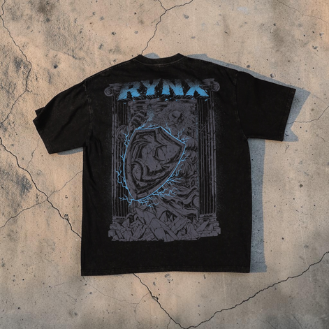 ZEUS — RYNX Acid Washed Oversized Tee